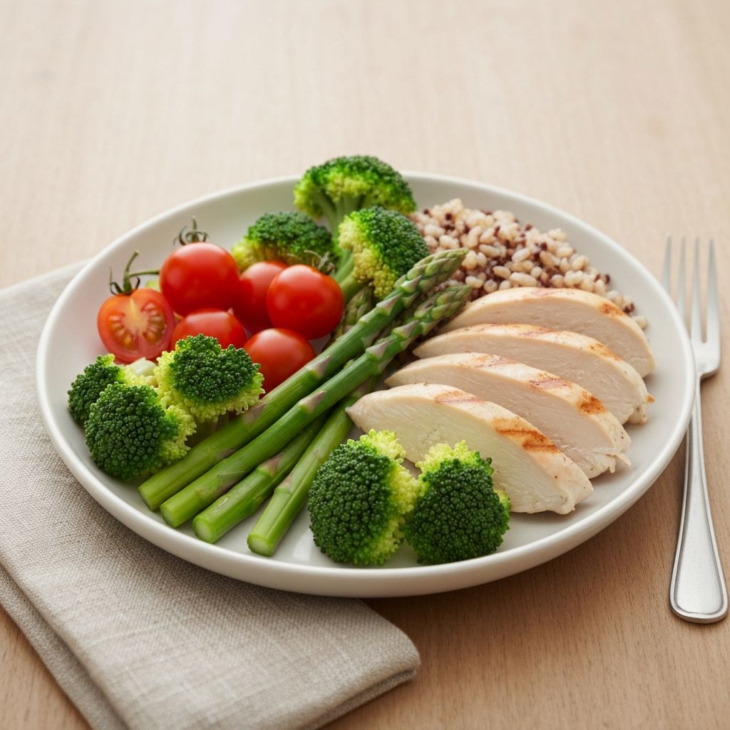 Zbilansowany zdrowy posiłek